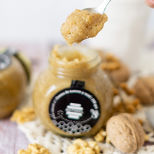 Cargar imagen en el visor de la galería, Crema de nueces, manjar vegetal, dulces naturales, dulces saludables, dulces sin azúcar, productos sin gluten, productos vegetarianos, productos sin leche, productos sin lactosa, productos naturales de origen agroecológico elaborados sin azúcar, sin leche y sin gluten dulces naturales, dulces saludables, dulces sin azúcar. dulces de miel, dulces con miel