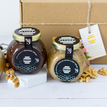 Cargar imagen en el visor de la galería, cajas regalo, cajas regalo navidad, cajas regalos naturales, regalos navideños, cajas navidad, kit navideño, kit navideño natural, kit natural, miel para regalo, dulces sin azúcar para regalo, Chocomiel, Chocomiel Naturel, Nutella Natural, dulces sin azúcar, regalos sin gluten, regalos sin lactosa, regalos sin leche, dulces saludables