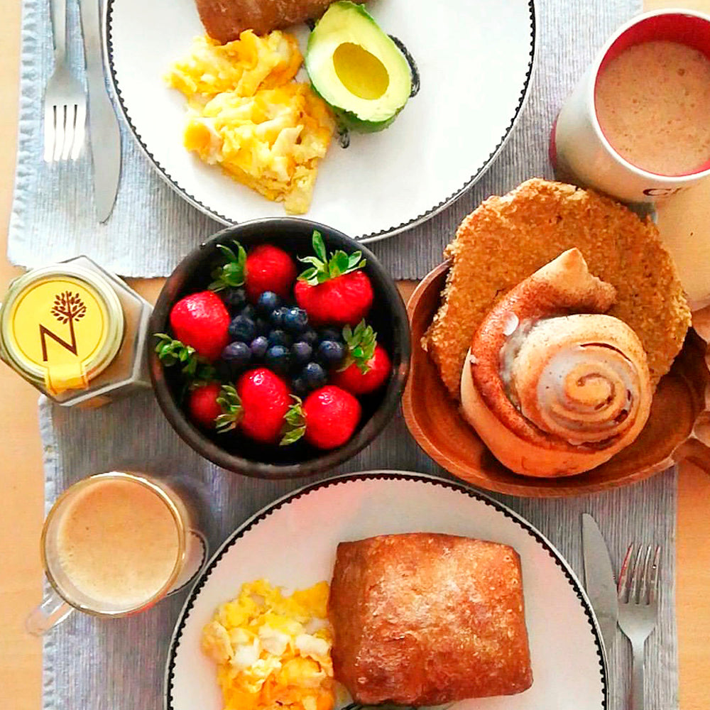 desayuno saludable, superalimentos, polen, polen de abeja, miel pura, polen fresco, polen naturel, polen natural