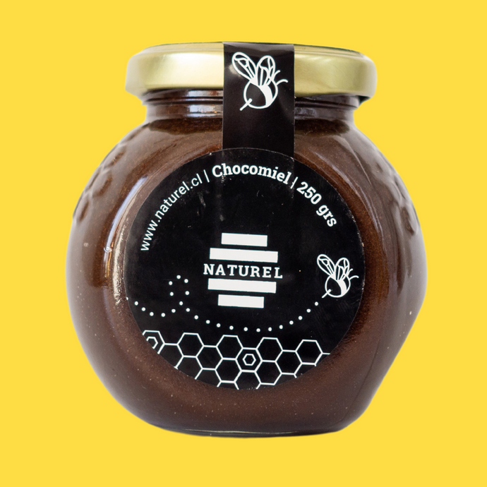 Chocomiel naturel, cacao con miel, crema de cacao con miel 