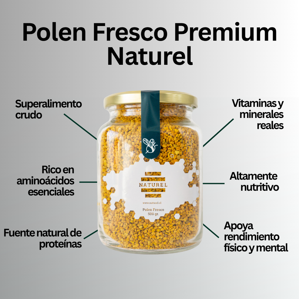 superalimento, polen congelado, polen fresco, polen de abeja, polen naturel, polen natural