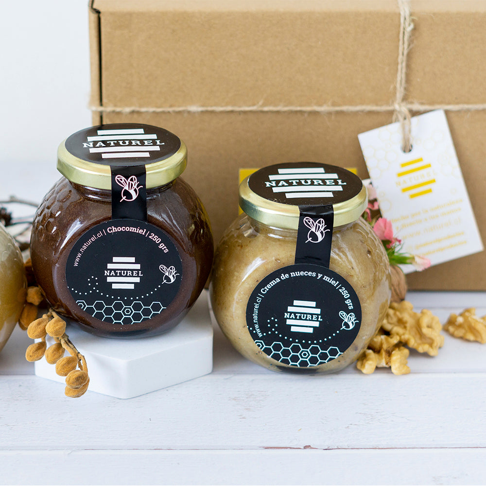 cajas regalo, cajas regalo navidad, cajas regalos naturales, regalos navideños, cajas navidad, kit navideño, kit navideño natural, kit natural, miel para regalo, dulces sin azúcar para regalo, Chocomiel, Chocomiel Naturel, Nutella Natural, dulces sin azúcar, regalos sin gluten, regalos sin lactosa, regalos sin leche, dulces saludables